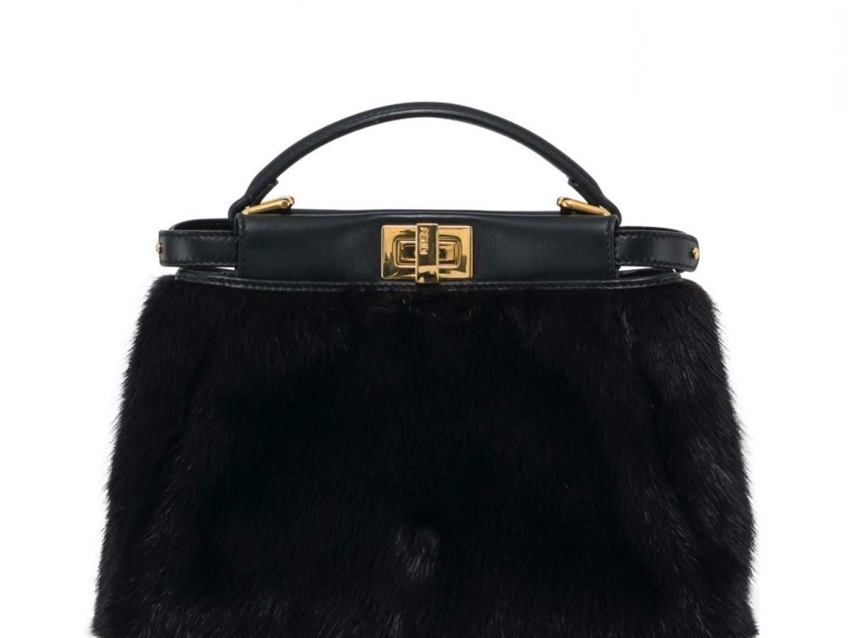 Fendi shearling belt bag sale