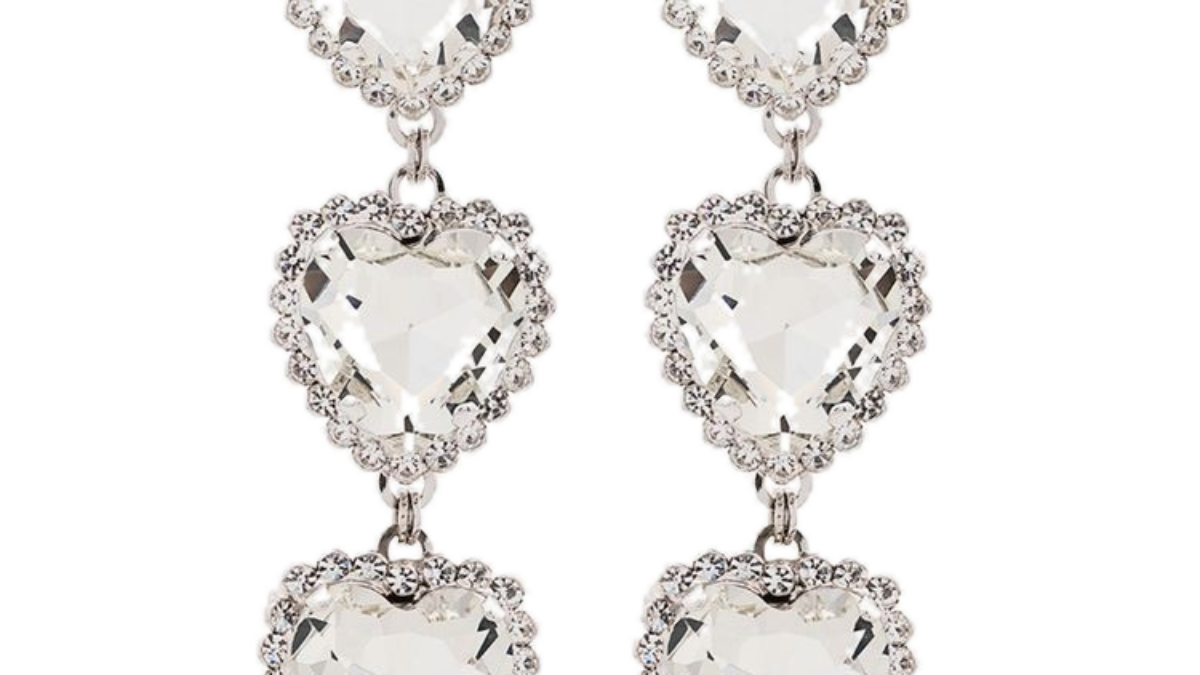 Alessandra rich hot sale crystal earrings