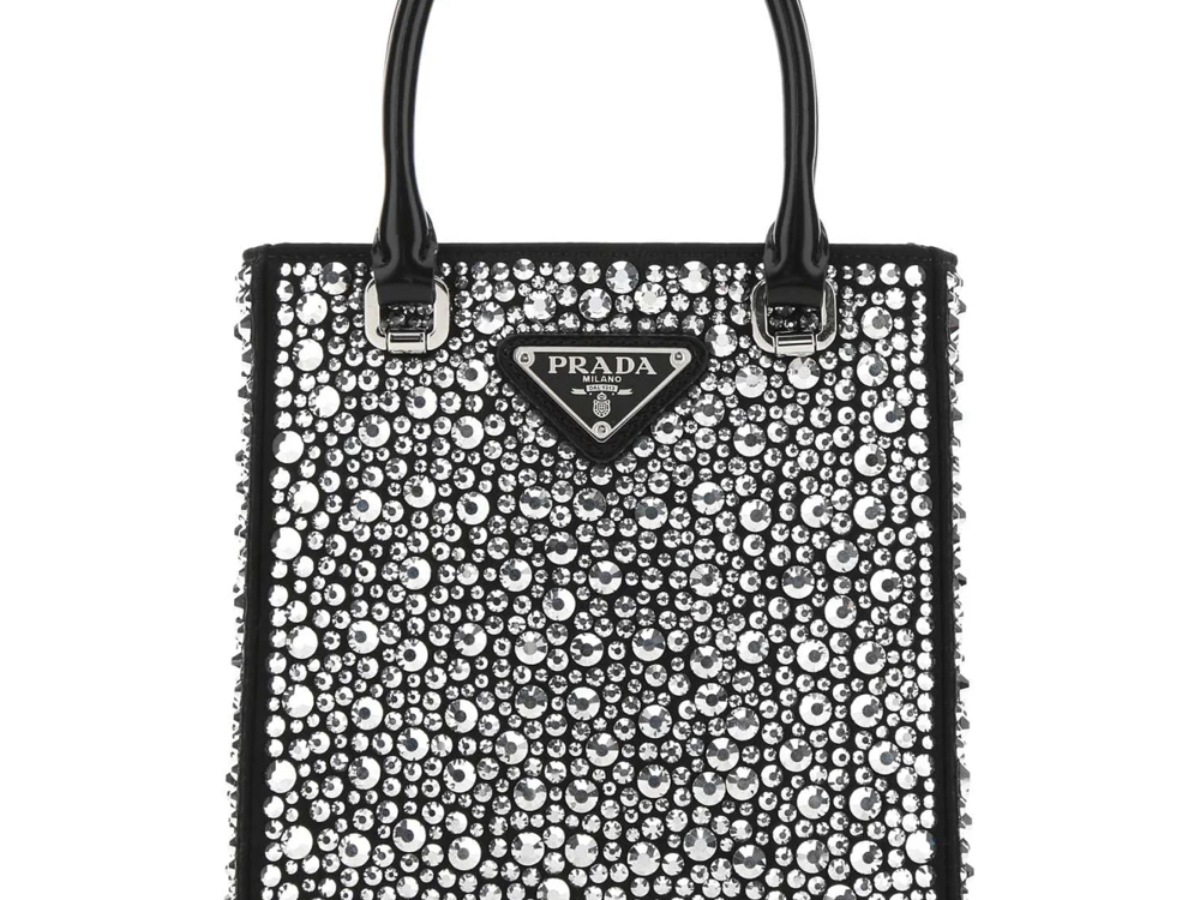 Prada crystal discount studded bag